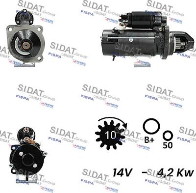 Fispa S12ML0488A2 - Стартер vvparts.bg