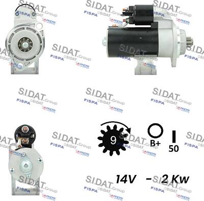 Fispa S12ML0390A2 - Стартер vvparts.bg