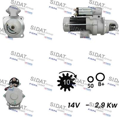 Fispa S12NK0355A2 - Стартер vvparts.bg