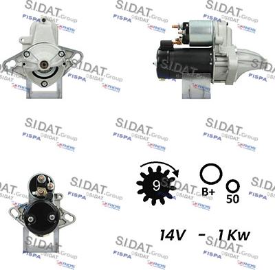 Fispa S12VA0403A2 - Стартер vvparts.bg