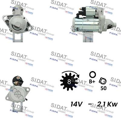 Fispa S12VA0588A2 - Стартер vvparts.bg