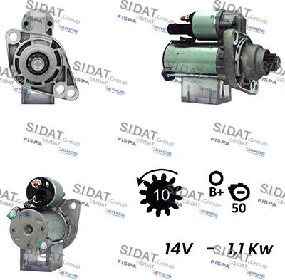 Fispa S12VA0094 - Стартер vvparts.bg