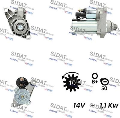 Fispa S12VA0093 - Стартер vvparts.bg