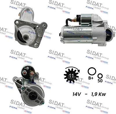 Fispa S12VA0062A2 - Стартер vvparts.bg