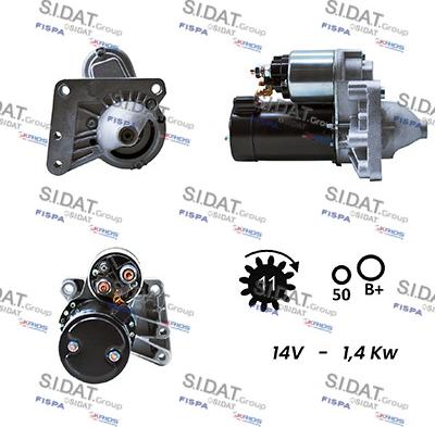 Fispa S12VA0001A2 - Стартер vvparts.bg