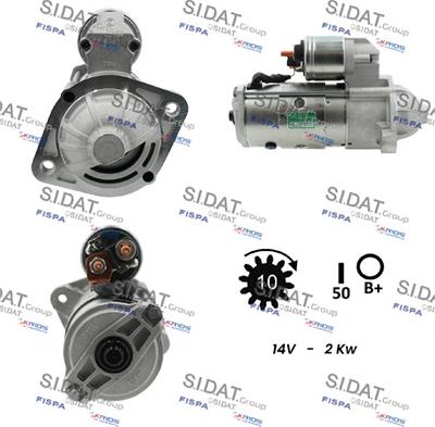 Fispa S12VA0024 - Стартер vvparts.bg