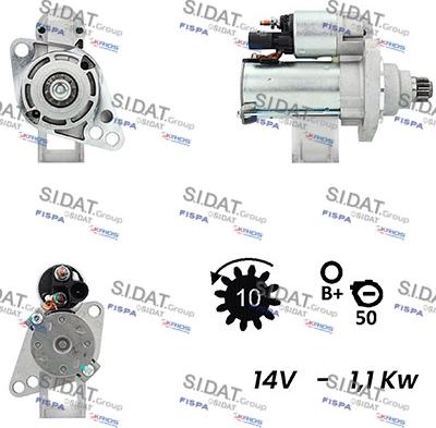 Fispa S12VA0072 - Стартер vvparts.bg