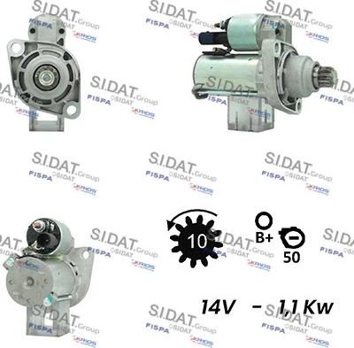 Fispa S12VA0144 - Стартер vvparts.bg