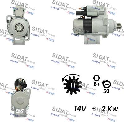 Fispa S12VA0143A2 - Стартер vvparts.bg