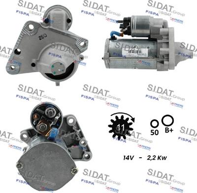 Fispa S12VA0153 - Стартер vvparts.bg