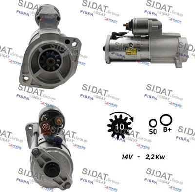 Fispa S12VA0893 - Стартер vvparts.bg