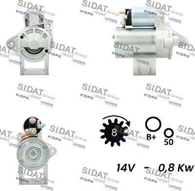 Fispa S12VA0240 - Стартер vvparts.bg