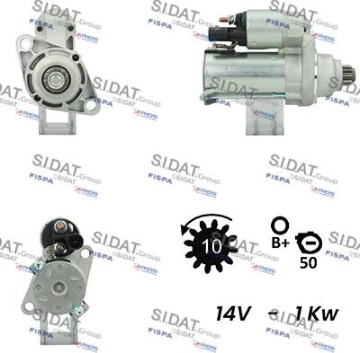 Fispa S12VA0247A2 - Стартер vvparts.bg