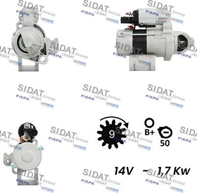 Fispa S12VA0253 - Стартер vvparts.bg