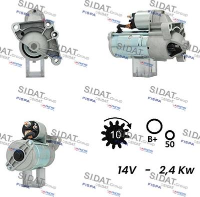 Fispa S12VA0281A2 - Стартер vvparts.bg