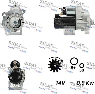 Fispa S12VA0238A2 - Стартер vvparts.bg