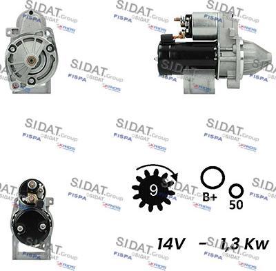 Fispa S12VA0272A2 - Стартер vvparts.bg