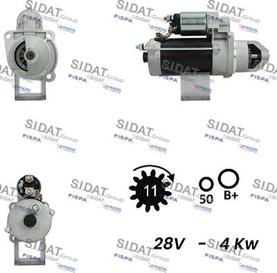 Fispa S24BH0107A2 - Стартер vvparts.bg