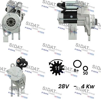 Fispa S24HT0027A2 - Стартер vvparts.bg