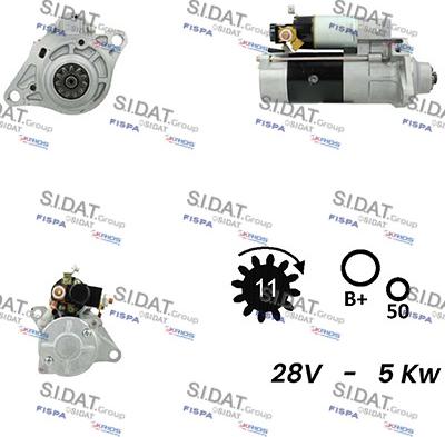 Fispa S24MH0013A2 - Стартер vvparts.bg