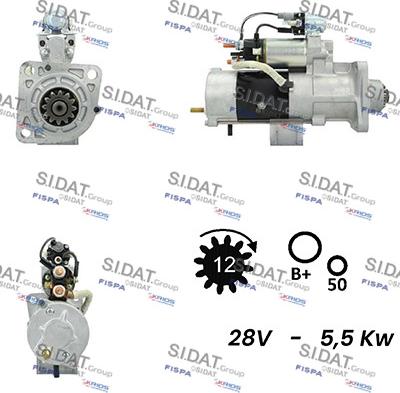 Fispa S24MH0086A2 - Стартер vvparts.bg