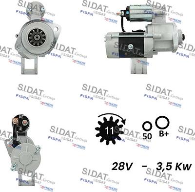 Fispa S24MH0032A2 - Стартер vvparts.bg