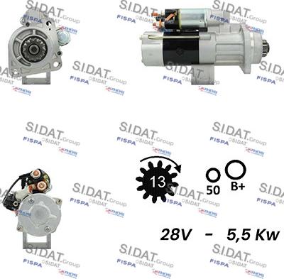 Fispa S24MH0072A2 - Стартер vvparts.bg