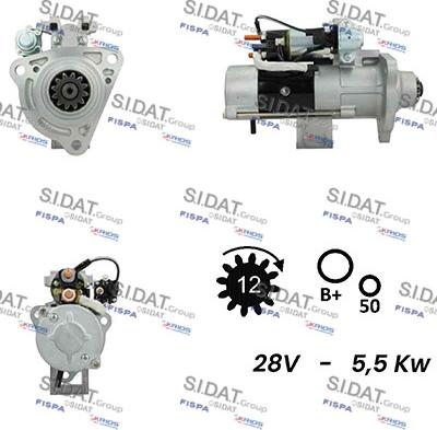 Fispa S24MH0109A2 - Стартер vvparts.bg