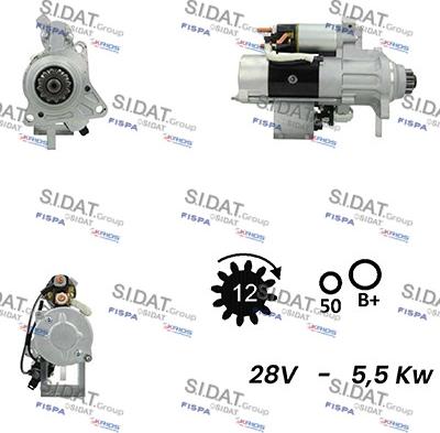 Fispa S24MH0110 - Стартер vvparts.bg