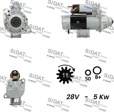 Fispa S24MH0137A2 - Стартер vvparts.bg