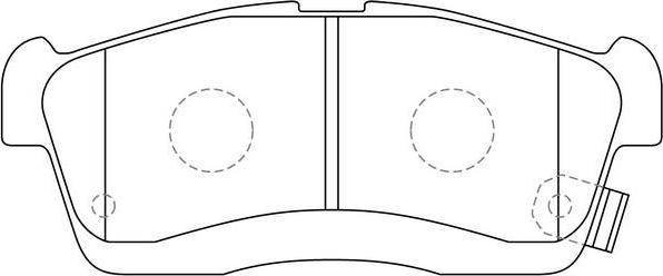 FIT FP6172 - Комплект спирачно феродо, дискови спирачки vvparts.bg