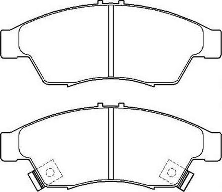 FIT FP0948 - Комплект спирачно феродо, дискови спирачки vvparts.bg