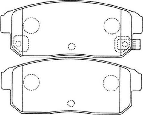 FIT FP0900 - Комплект спирачно феродо, дискови спирачки vvparts.bg