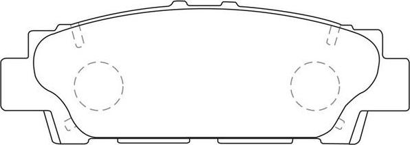 Delphi LUP937 - Комплект спирачно феродо, дискови спирачки vvparts.bg