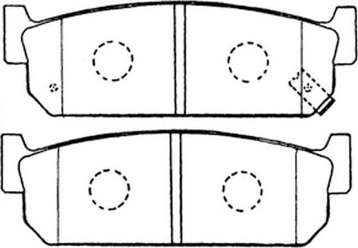 Maxgear 19-1379 - Комплект спирачно феродо, дискови спирачки vvparts.bg