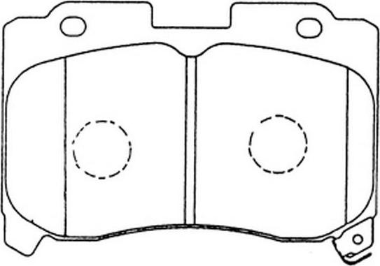 FIT FP0629 - Комплект спирачно феродо, дискови спирачки vvparts.bg