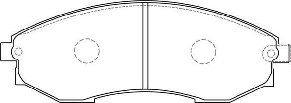 FIT FP0092 - Комплект спирачно феродо, дискови спирачки vvparts.bg