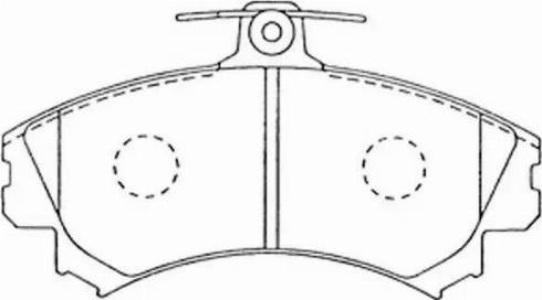 FIT FP0837 - Комплект спирачно феродо, дискови спирачки vvparts.bg