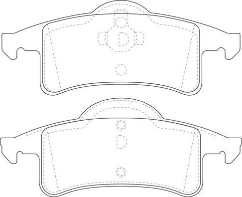 FIT FP0791 - Комплект спирачно феродо, дискови спирачки vvparts.bg