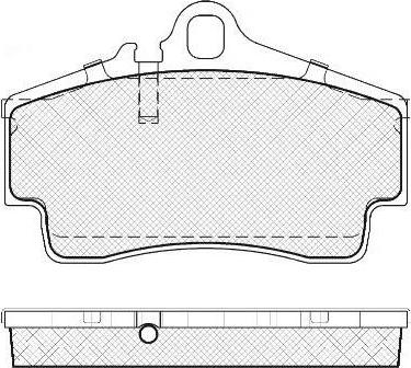 FIT FP0738 - Комплект спирачно феродо, дискови спирачки vvparts.bg