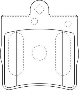 FIT FP0779 - Комплект спирачно феродо, дискови спирачки vvparts.bg