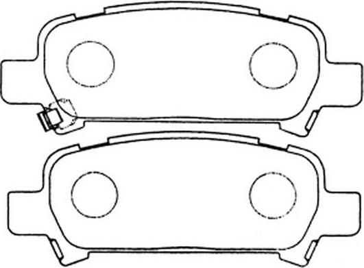 FIT FP0770 - Комплект спирачно феродо, дискови спирачки vvparts.bg