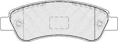 FIT FP1490 - Комплект спирачно феродо, дискови спирачки vvparts.bg