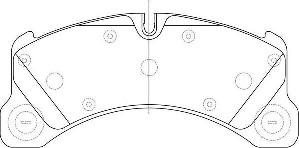 FIT FP1452 - Комплект спирачно феродо, дискови спирачки vvparts.bg