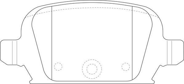 FIT FP1533 - Комплект спирачно феродо, дискови спирачки vvparts.bg