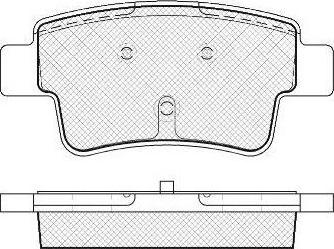 FIT FP1537 - Комплект спирачно феродо, дискови спирачки vvparts.bg