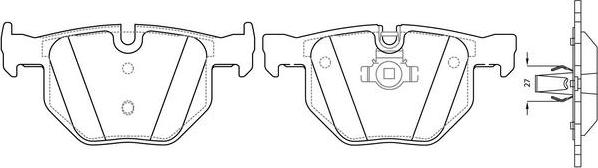 FIT FP1042 - Комплект спирачно феродо, дискови спирачки vvparts.bg