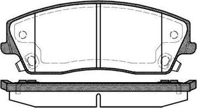 FIT FP1056 - Комплект спирачно феродо, дискови спирачки vvparts.bg