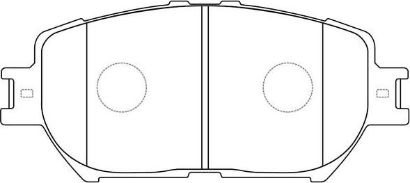 FIT FP1052 - Комплект спирачно феродо, дискови спирачки vvparts.bg