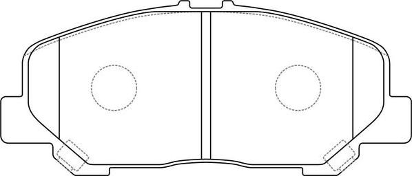 FIT FP1069 - Комплект спирачно феродо, дискови спирачки vvparts.bg